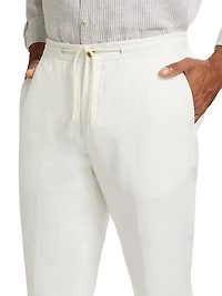 COLLECTION Linen Drawstring Trousers