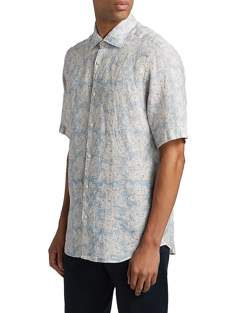 Paisley Linen Shirt