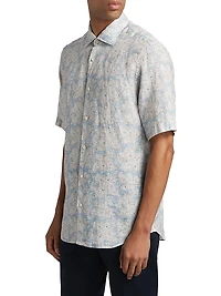 Paisley Linen Shirt