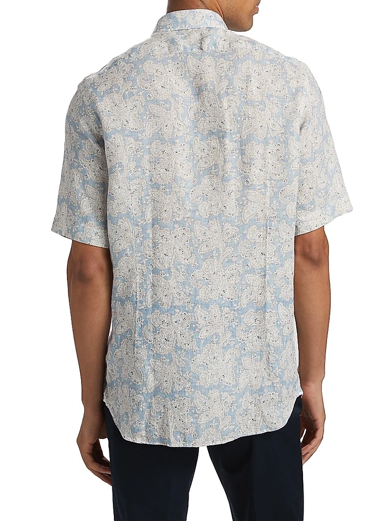 Paisley Linen Shirt