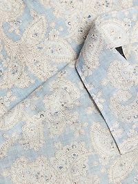 Paisley Linen Shirt