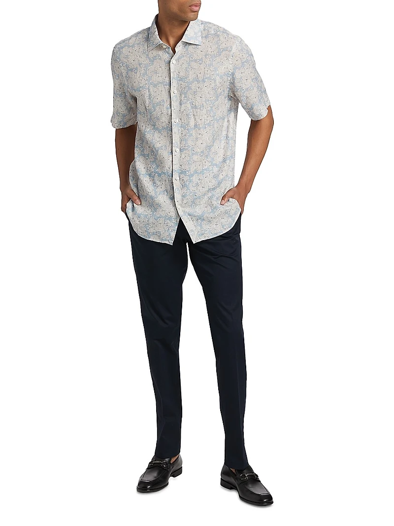 Paisley Linen Shirt