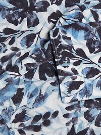 COLLECTION Floral Linen-Blend Camp Shirt