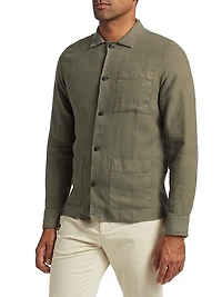 COLLECTION Linen Shirt Jacket
