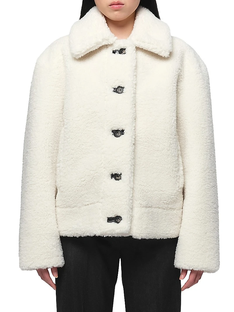 Charlie Vegan-Leather Reversible Coat