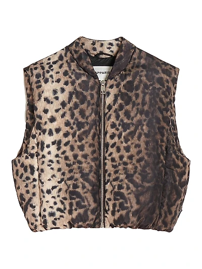 Phoenix Leopard Padded Vest