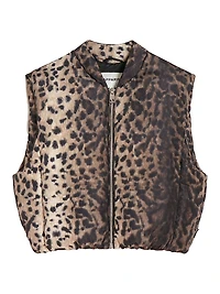 Phoenix Leopard Padded Vest
