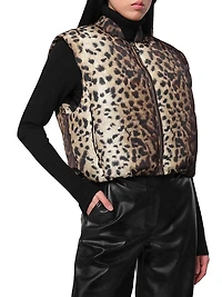Phoenix Leopard Padded Vest