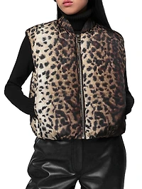 Phoenix Leopard Padded Vest