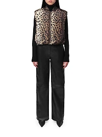 Phoenix Leopard Padded Vest