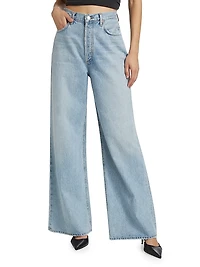 Dame Wide-Leg Jeans