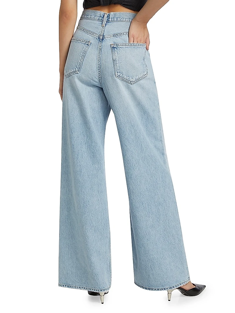 Dame Wide-Leg Jeans