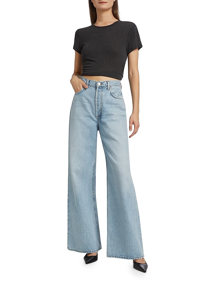 Dame Wide-Leg Jeans