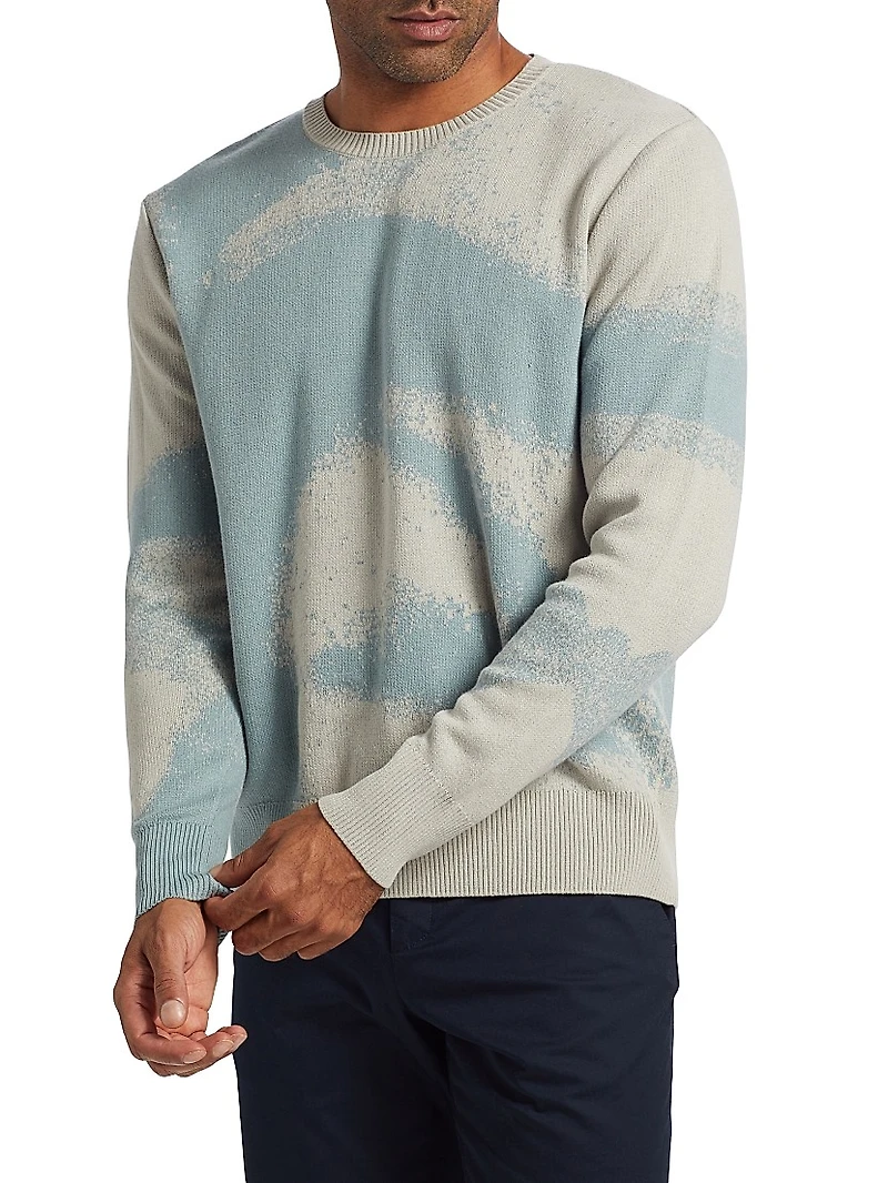 COLLECTION Splatter Crewneck Sweater