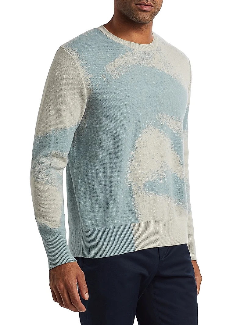 COLLECTION Splatter Crewneck Sweater