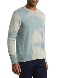 COLLECTION Splatter Crewneck Sweater