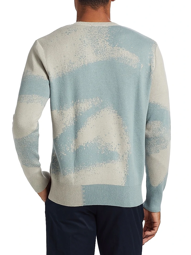 COLLECTION Splatter Crewneck Sweater