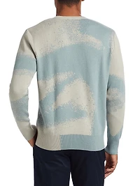 COLLECTION Splatter Crewneck Sweater