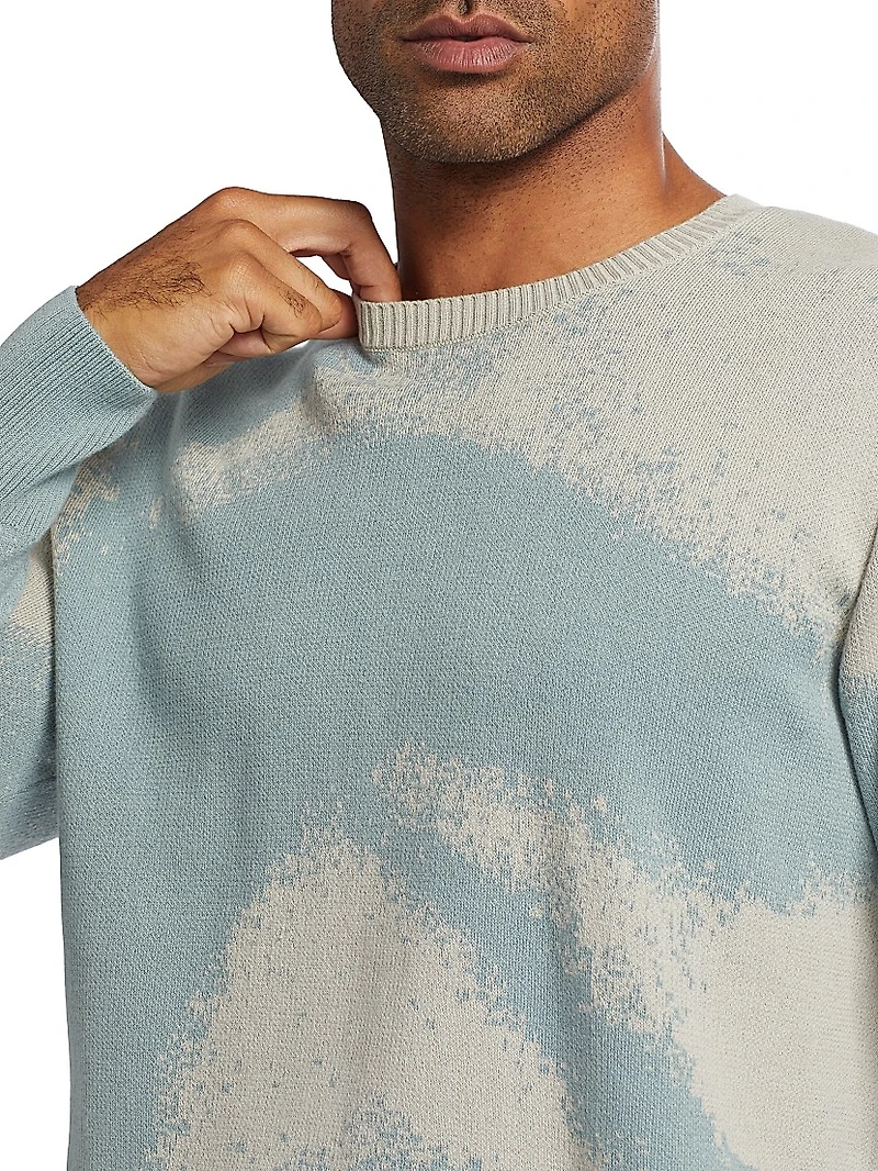 COLLECTION Splatter Crewneck Sweater