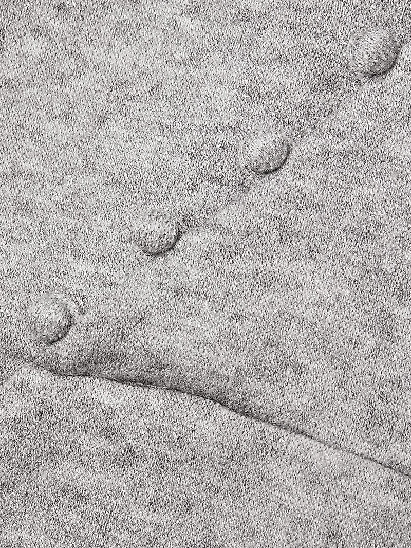 LadyLike-Knit Surplice Midi-Dress