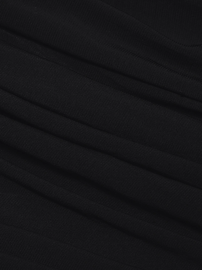 Ruched Long-Sleeve Bodysuit
