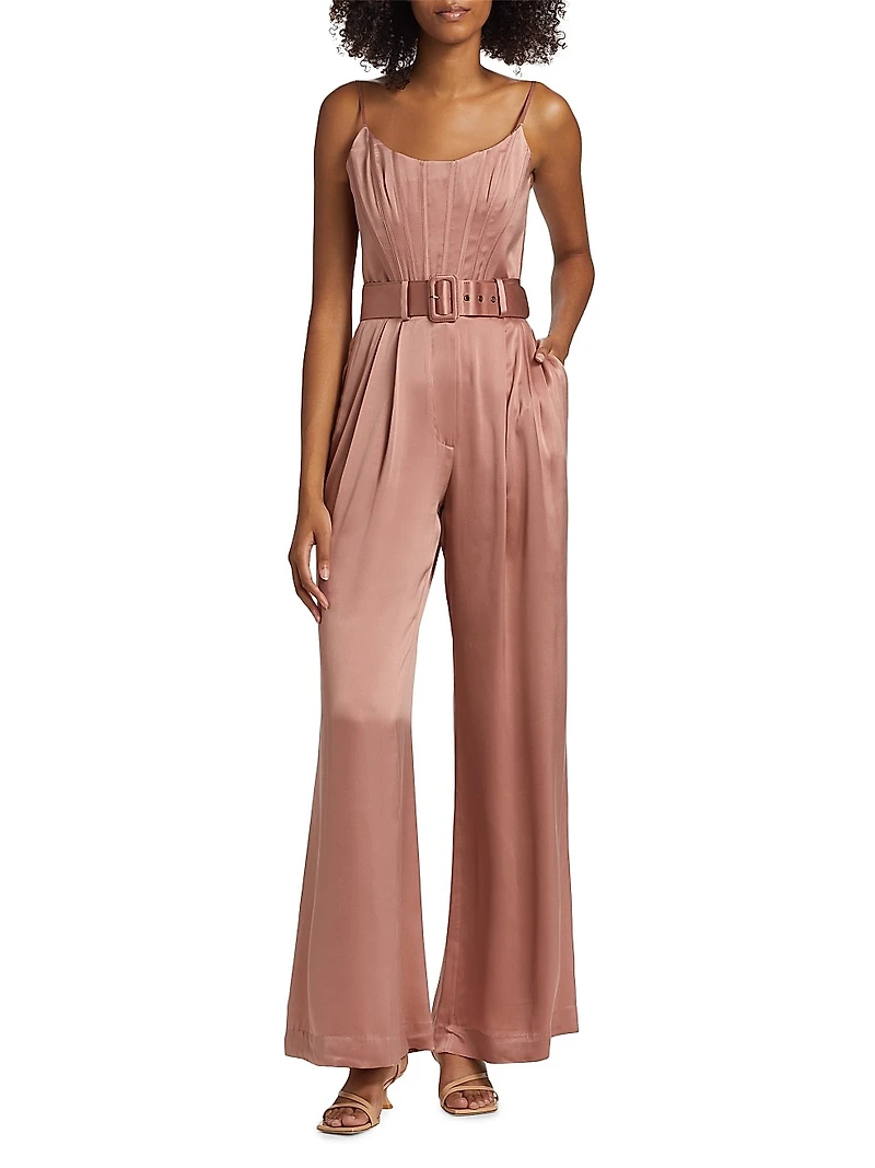 Silk Corset Crop Top