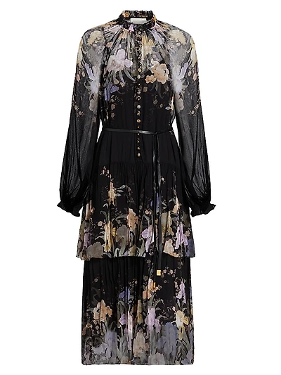 Eden Tiered Midi-Dress
