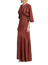 Eden Cape Maxi Dress