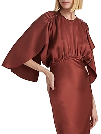 Eden Cape Maxi Dress