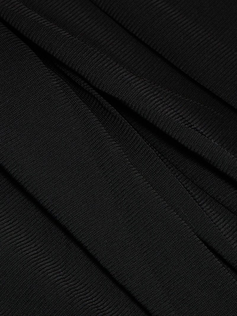 Illustration Gathered Midi-Dress