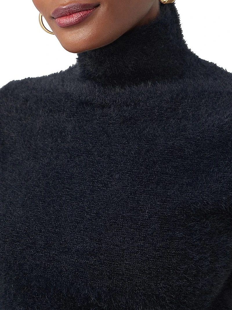 Mali Turtleneck Short-Sleeve Sweater