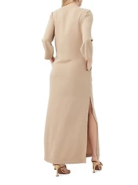 Catamaran 2 Lace-Up Maxi Dress