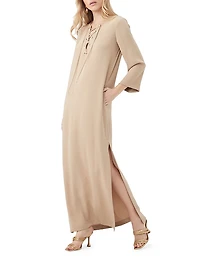 Catamaran 2 Lace-Up Maxi Dress