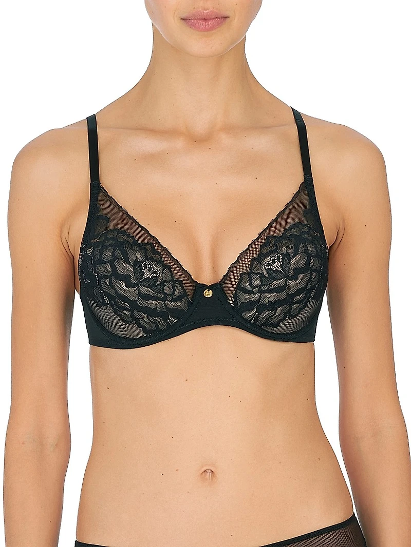 Flora Lace Plunge Bra