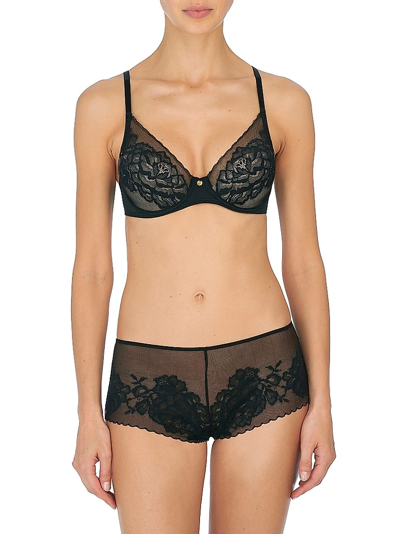 Flora Lace Plunge Bra