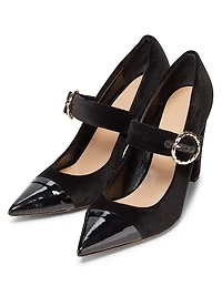Kiki Heel 100MM Buckle-Detail Pumps