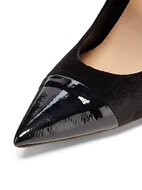 Kiki Heel 100MM Buckle-Detail Pumps