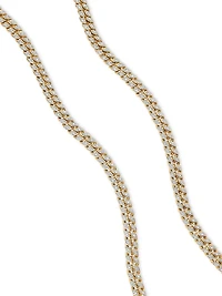 Curb Chain Necklace 18K Yellow Gold