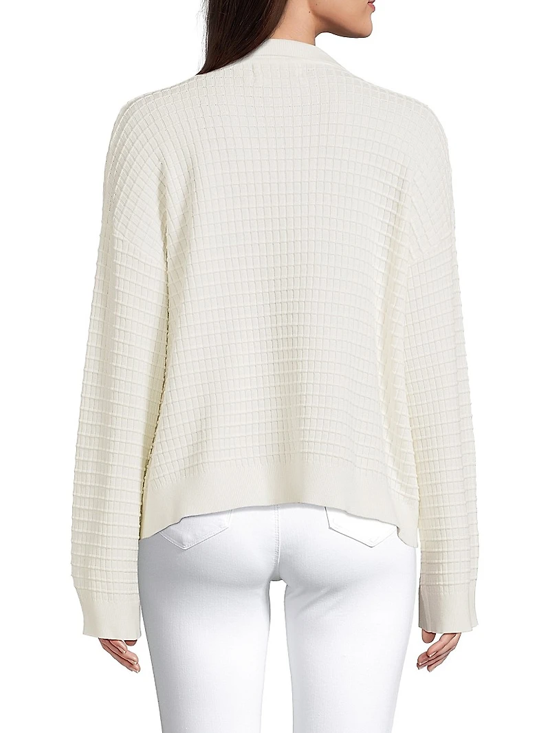 Oriane Waffle-Knit Shirt