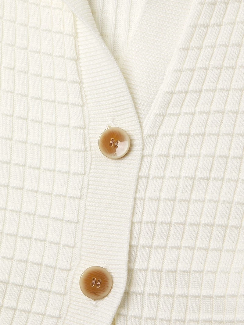 Oriane Waffle-Knit Shirt