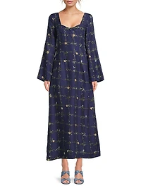 Scarlet Floral Maxi Dress