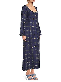 Scarlet Floral Maxi Dress