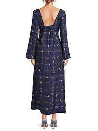 Scarlet Floral Maxi Dress