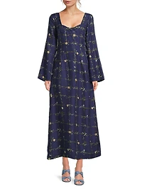 Scarlet Floral Maxi Dress