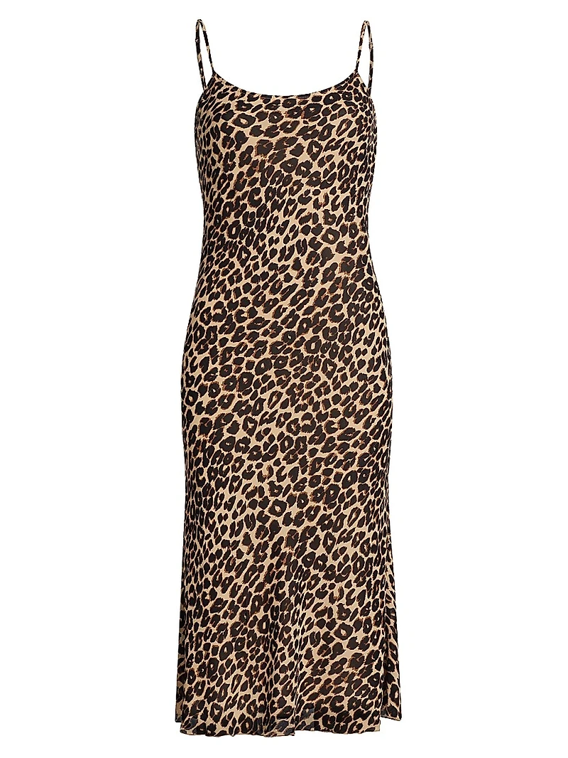 Emerick Leopard Slip Dress
