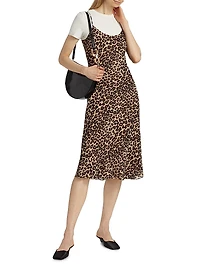Emerick Leopard Slip Dress