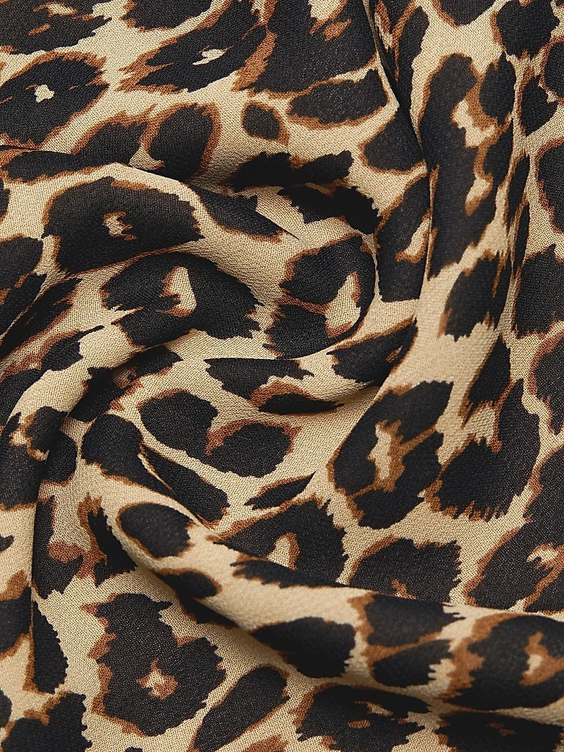 Emerick Leopard Slip Dress