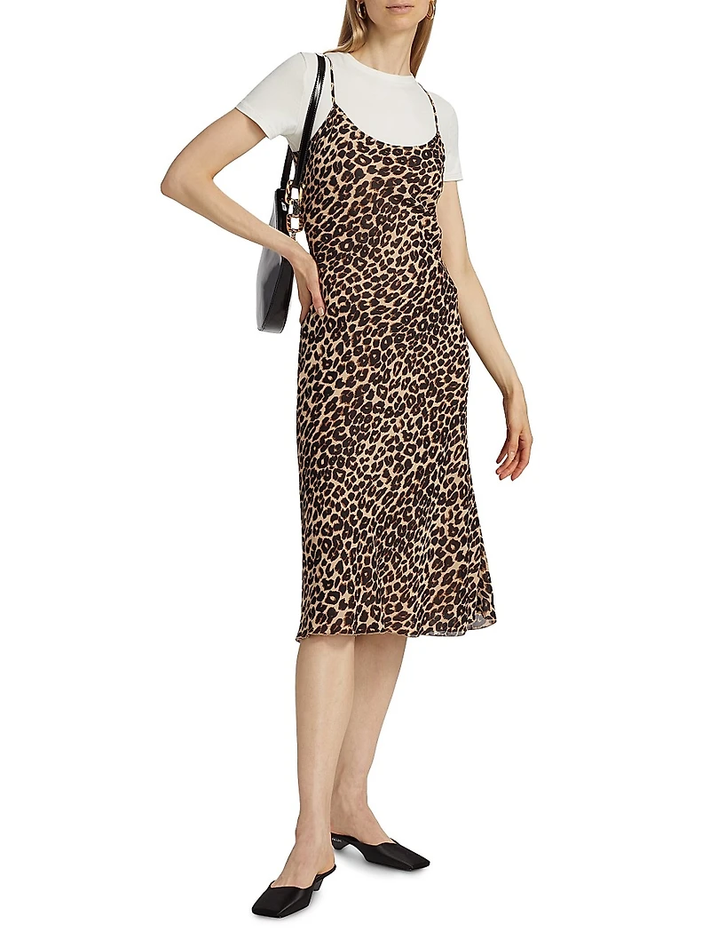 Emerick Leopard Slip Dress