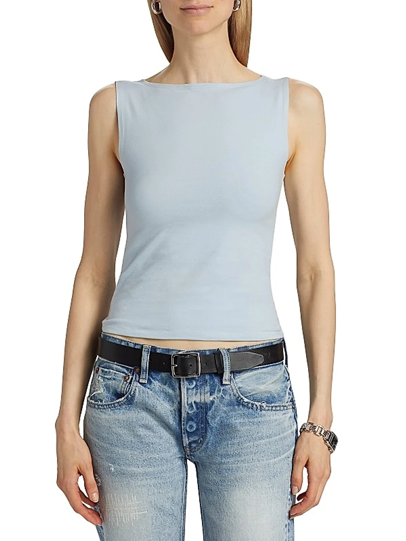 Dusk Boatneck Knit Top