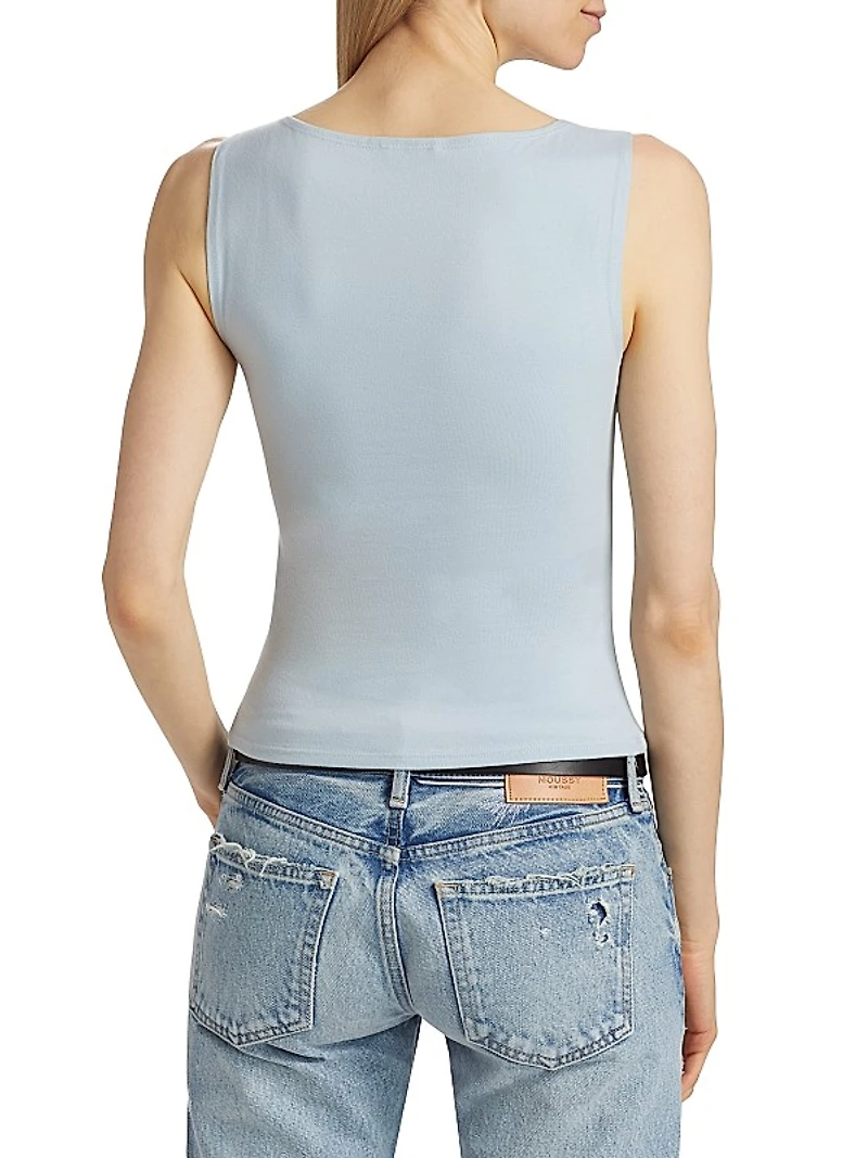 Dusk Boatneck Knit Top